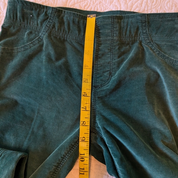 Free People Pull On Flare Corduroys Size 26 Shining Sea Green Color - Picture 4 of 8